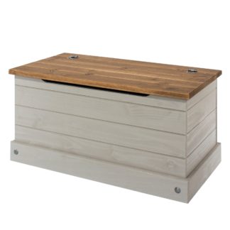 An Image of Corona Grey Storage Trunk Grey