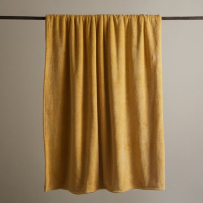 An Image of Seriously Soft Ochre Throw Ochre