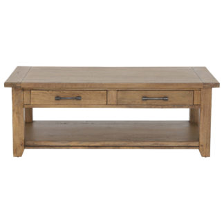 An Image of Antix Coffee Table 2 Drawers, Smokehouse Distress