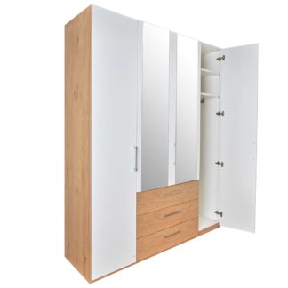 An Image of Modello 3 Drawer Hinged Wardrobe