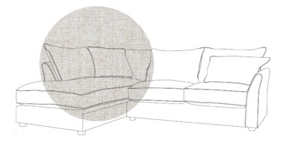 3fc20f60a7dbbb2519da905d8f71f77c972b246942066817c4a2853bc58c82f0.jpg An Image of Heal's Tailor Left Hand Facing Corner Sofa Waffle Weave Oatmeal Natural Feet