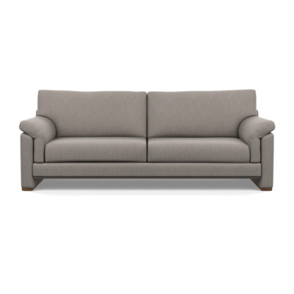 An Image of Heal's Paris 4 Seater Sofa Brecon Charcoal Natural Feet