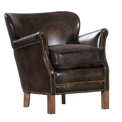 An Image of Walpole Chair, Original Vintage Espresso