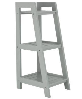 An Image of Argos Home 3 Tier Ladder Storage Unit - Grey