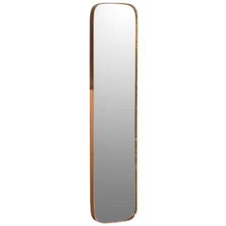 An Image of Tall Gold Rim Mirror