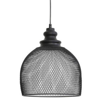 An Image of Wire Mesh Pendant, Black