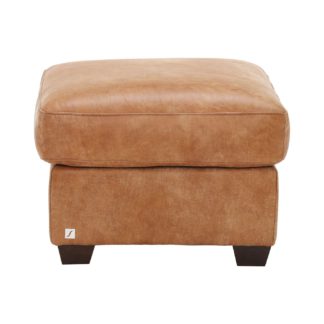 An Image of New Houston Leather Footstool