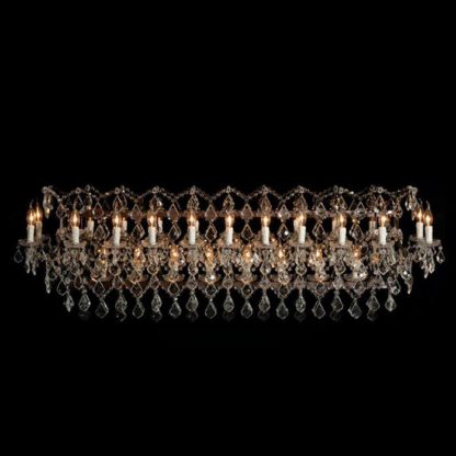 An Image of Timothy Oulton Crystal Medium Chandelier, Crystal