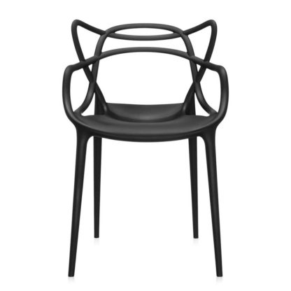 An Image of Pair of Kartell Masters Dining Chairs Sage