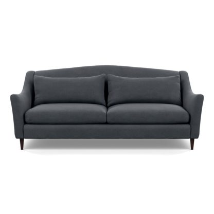 An Image of Heal's Somerset 4 Seater Sofa Linen Dark Grey Dark Stain