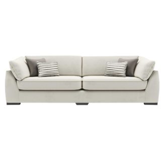 An Image of Borelly 4 Seater Split Frame Sofa, Dolce Magnesium