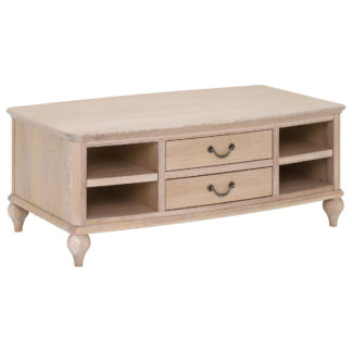 An Image of Charente Coffee Table, Chalk Oak