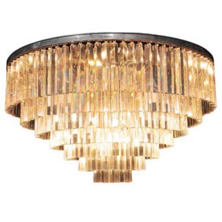 An Image of Timothy Oulton Odeon Large 7 Ring Chandelier, Natural