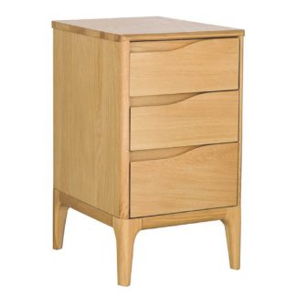 An Image of Ercol Rimini 3 Drawer Bedside Cabinet