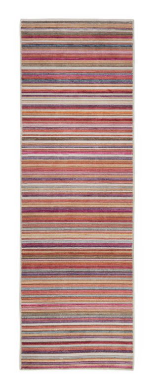 An Image of Argos Home Skinny Stripe Rug - 120x170cm - Multicolour