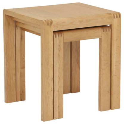 An Image of Ercol Bosco Nest of Tables, Oak