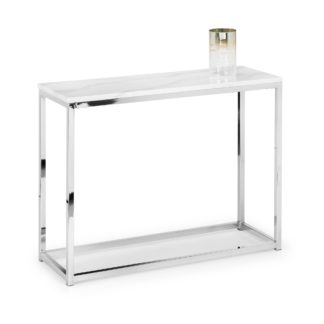 An Image of Scala Console Table - White White