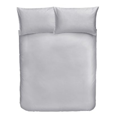 An Image of Cotton Duvet Cover Set - King - Oyster