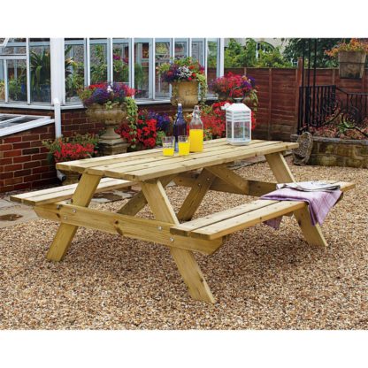 An Image of Anchor Fast Milldale Picnic Bench 1.8m FSC