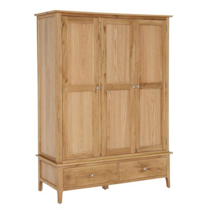 An Image of Martello Large 3 Door Wardrobe