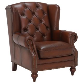 An Image of Ullswater Wing Chair, Vintage Tabac