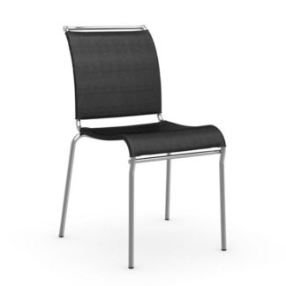 An Image of Benbow Stackable Net Fabric Dining Chair
