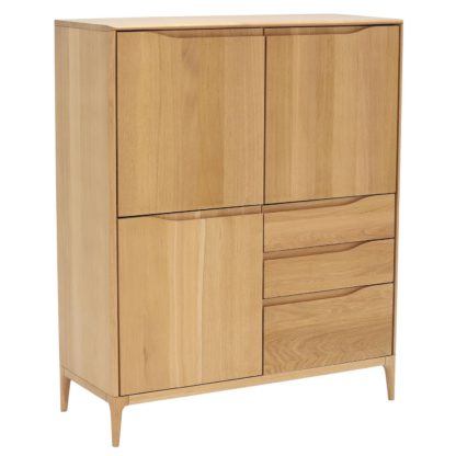 An Image of Ercol Romana Highboard, Oak