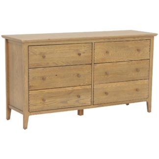 An Image of Runswick 6 Drawer Chest, Oak