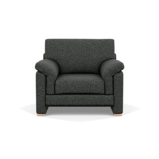 An Image of Heal's Paris Armchair Brecon Charcoal Natural Feet