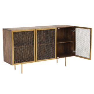 An Image of Wynn Small Mango Wood Sideboard