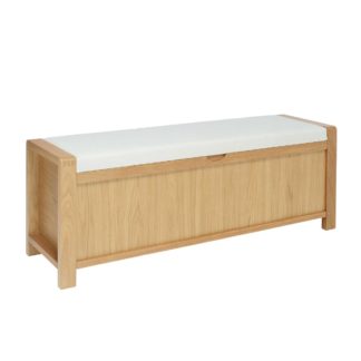 An Image of Ercol Bosco Storage Bench, Oak