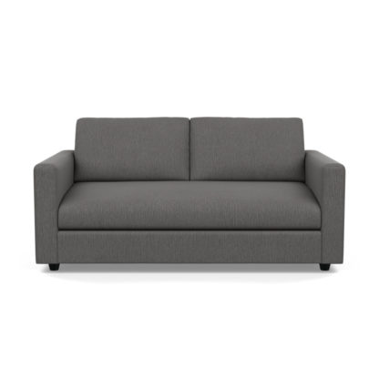 An Image of Heal's Nimbus II 3 Seater Sofa Brushed Cotton Cadet Black Feet