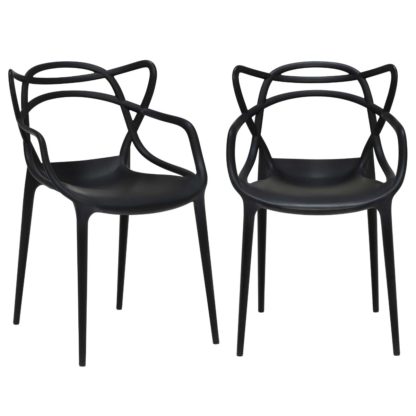 An Image of Pair of Kartell Masters Dining Chairs Sage