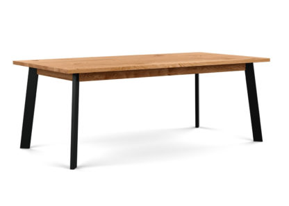 An Image of Heal's Nova Extending Dining Table Natural Oiled Oak L180 + 50cm x2