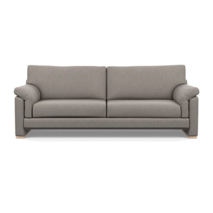 An Image of Heal's Paris 4 Seater Sofa Brecon Charcoal Natural Feet