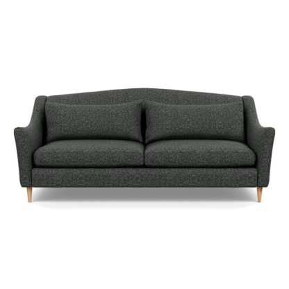 An Image of Heal's Somerset 4 Seater Sofa Linen Dark Grey Dark Stain