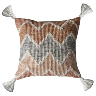 An Image of Knitted Zig Zag Cushion