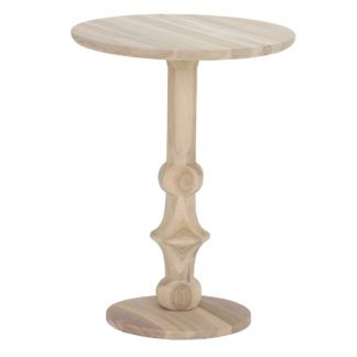 An Image of Positano Garden Lamp Table, Aged Teak