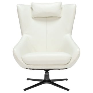 An Image of Laurino Leather Swivel Chair