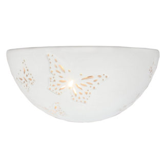 An Image of Papillon Ceramic Punched Wall Light