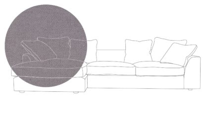 An Image of Heal's Cumulus Left Hand Facing Corner Sofa In Velvet