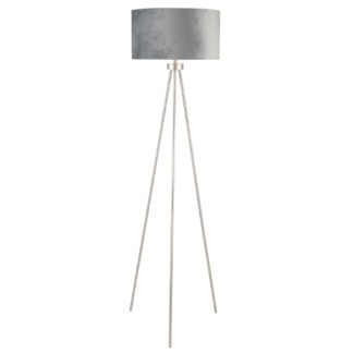 An Image of Tripod Floor Lamp, Brushed Silver