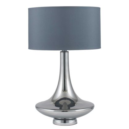 An Image of Grey Glass Table Lamp