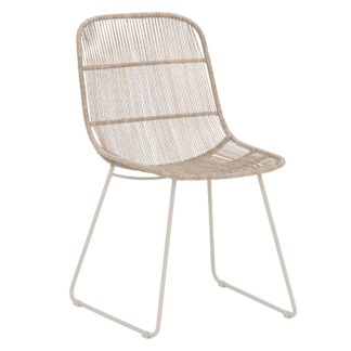 An Image of Palma Garden Side Chair, Linen