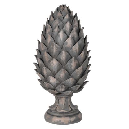 An Image of Tall Closed Pine Cone Decoration
