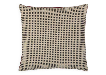 An Image of Heal's Duo Cushion Mulberry & Ebony 45cm x 45cm