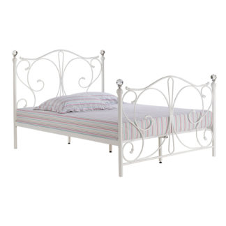 An Image of Florence Kingsize Bed - White