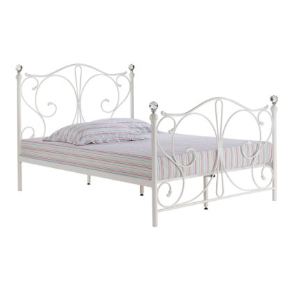 An Image of Florence Kingsize Bed - White