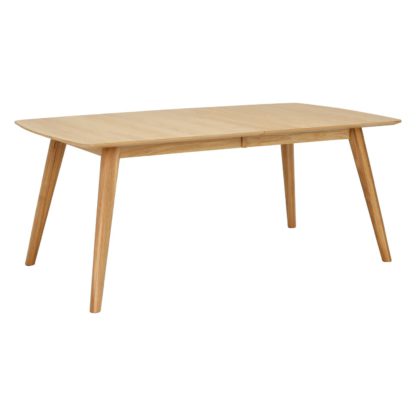 An Image of Lund Extending Dining Table, with 2 leaves