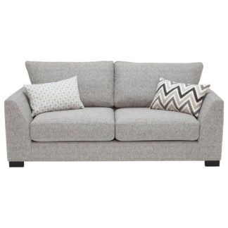 An Image of Milford 3 Seater Fabric Sofa, Vegas Zinc